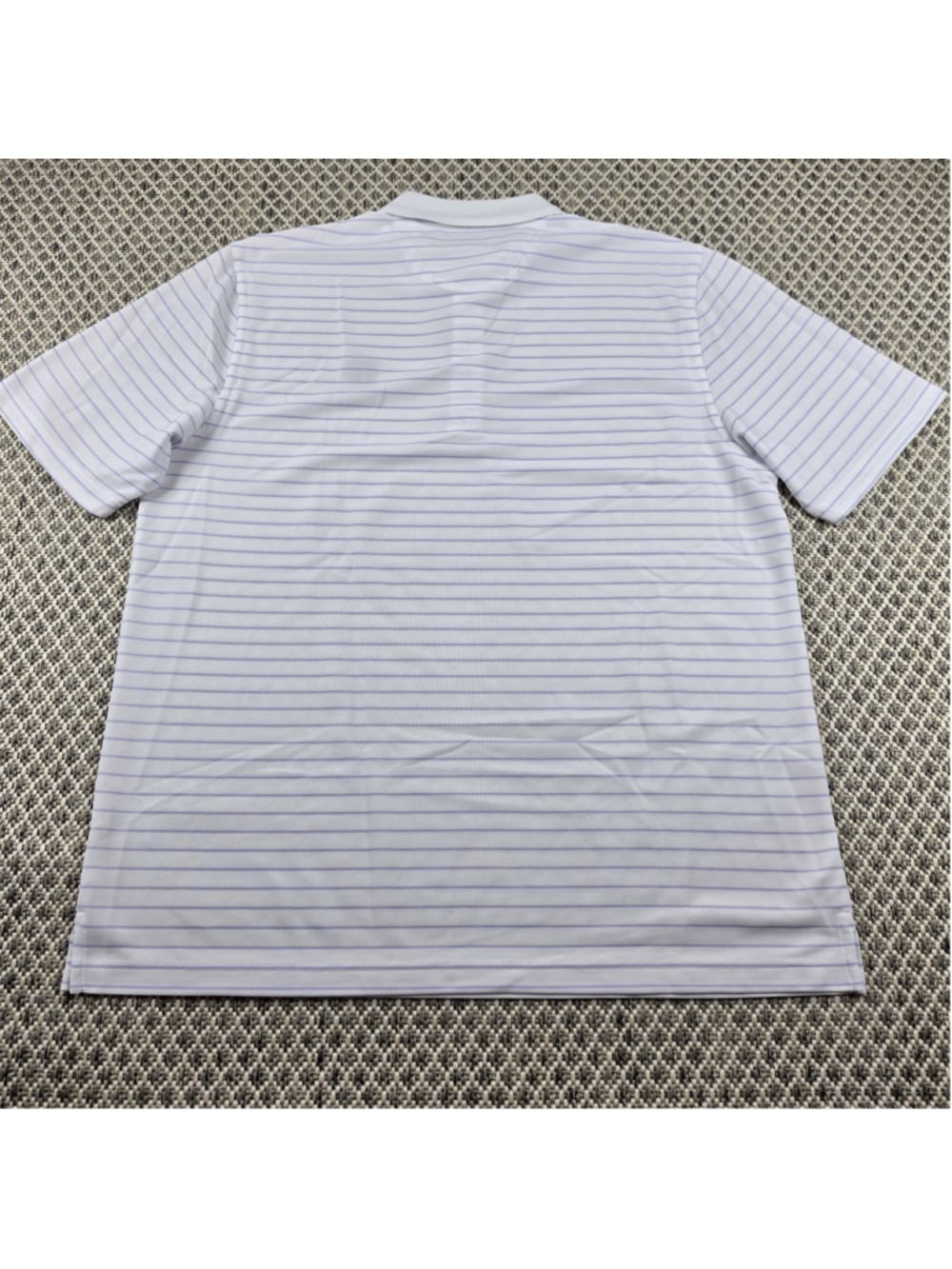 Greg Norman TRUMP NATIONAL DORAL Gray Striped Golf Polo Shirt Mens XL - Picture 3 of 8
